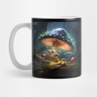 holographic mushroom Mug